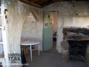 Dining area at Manson hideout