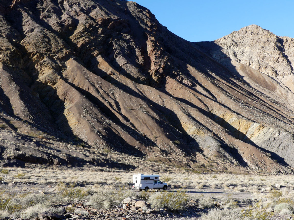 Dispersed camping near Inyo Mine
