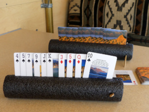Easy to make holders for your hand of cards